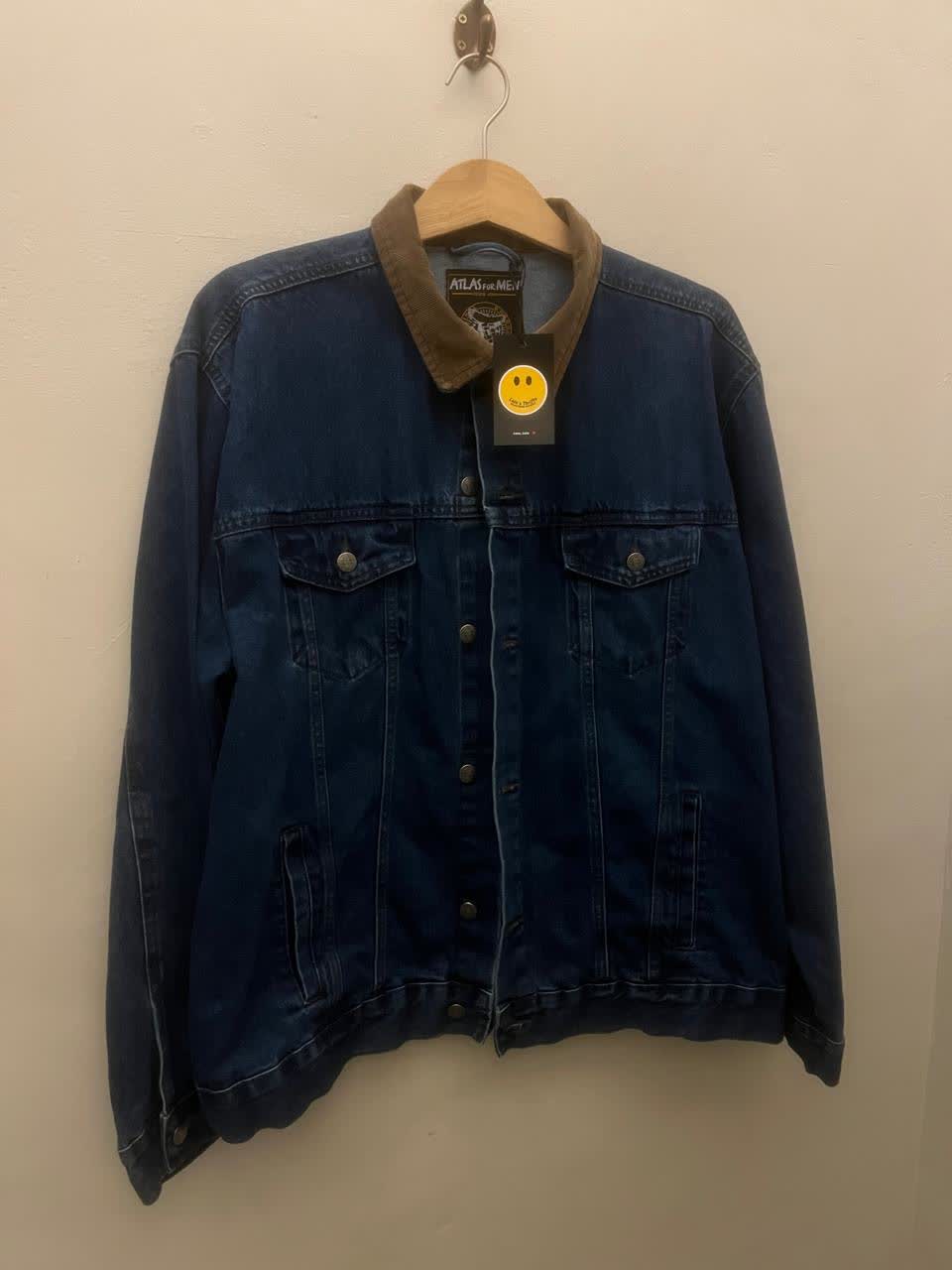 Corduroy-Collar Trucker — preloved denim on the rail at Lola's Street Thrifts, Observatory