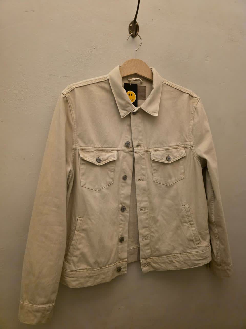 Ecru Denim Jacket — preloved denim on the rail at Lola's Street Thrifts, Observatory