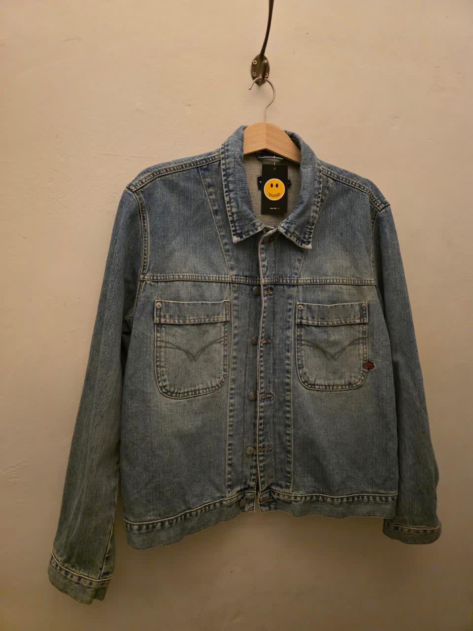 Light-Wash Trucker — preloved denim on the rail at Lola's Street Thrifts, Observatory